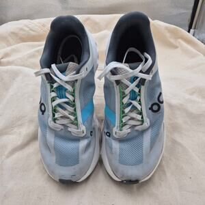 On Cloudsurfer Next running shoe Niagara and White colorway womens size 7